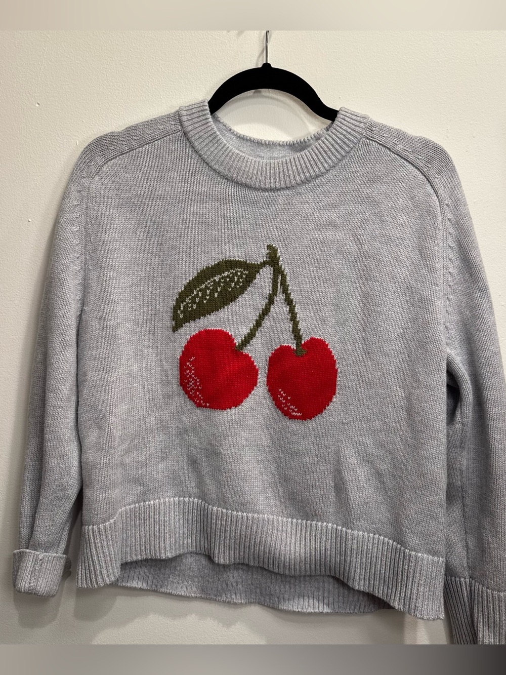Abercrombie & Fitch Madeline Cherry Crew Sweater - Picture 2 of 5